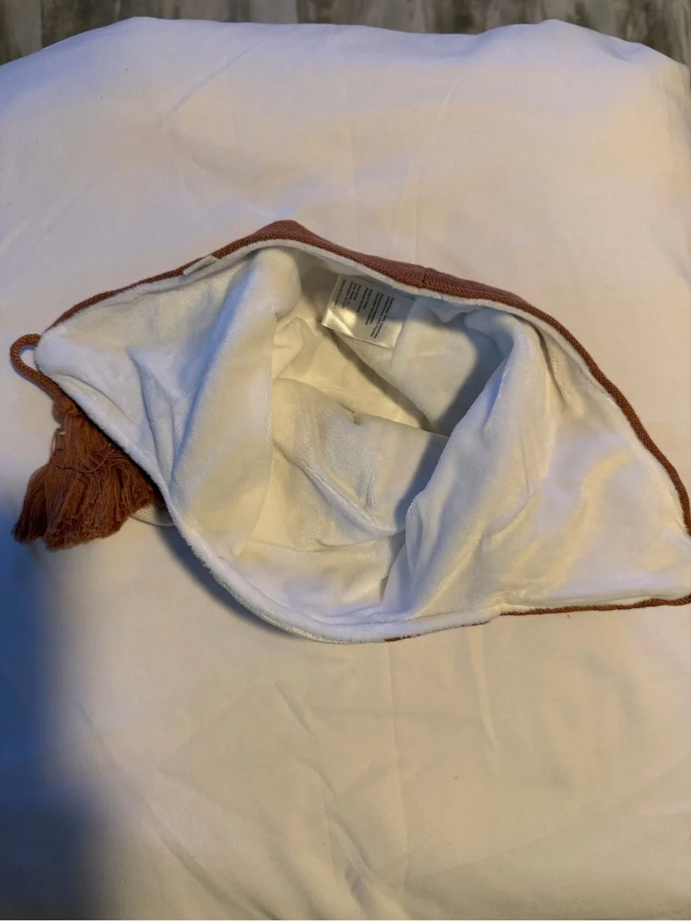 Rust fox Aviator knot Baby Hat